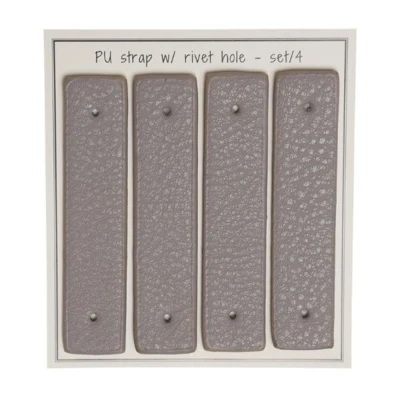 Go Handmade Remme til nitter, 8,5 x 1,8 cm, 4 stk